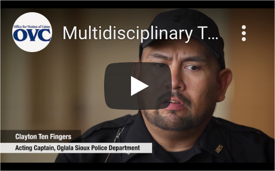 Screenshot of Tribal Victim Assistance: Multidisciplinary Team Approach Video