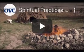 Screenshot of Tribal Victim Assistance: Spiritual Practices Video