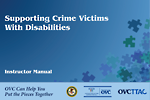 Supporting Crime Victims With Disabilities (English)