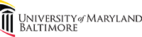 The University of Maryland, Baltimore logo