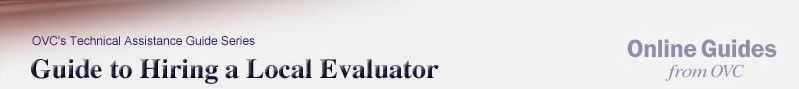 Guide to Hiring a Local Evaluator