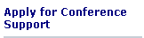 Apply for Conference Support